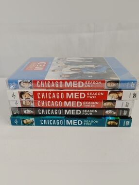 Chicago Med Seasons 1-5 DVD Lot Complete Series Bundle Medical Drama Tested